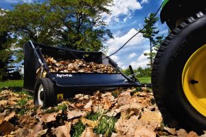 sweeping width lawn sweeper