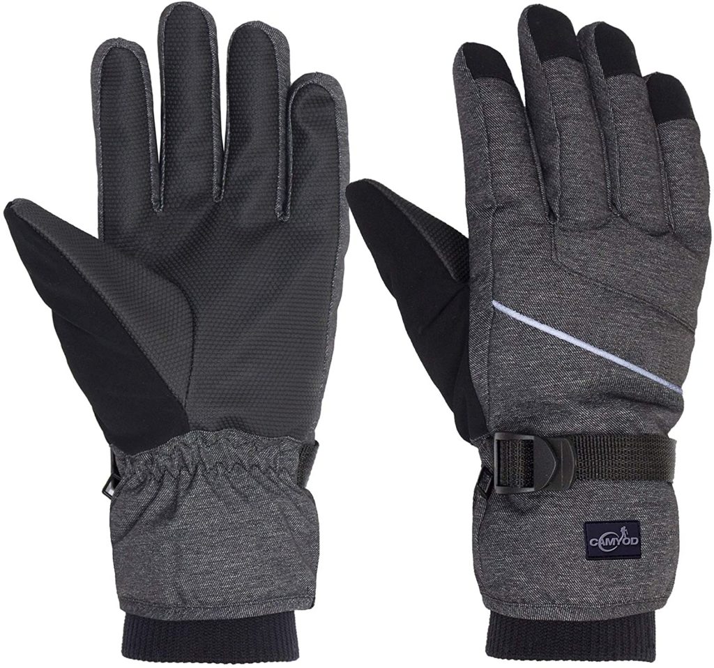 waterproof ski snowboard gloves image