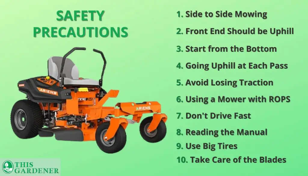 How to Safely Use a Zero Turn Lawn Mower