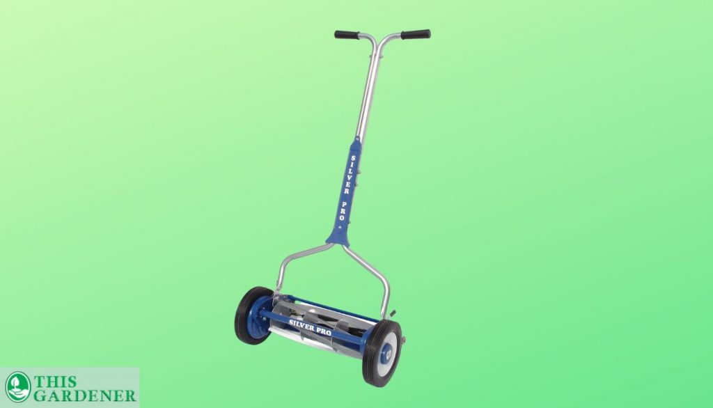 Silver Pro Push Reel Lawn Mower