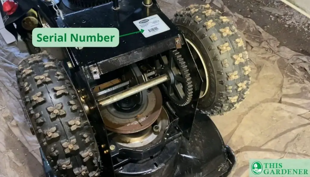 Where to Find The Model and Serial Number on an Ariens Sno-Tek™ Snow Blower