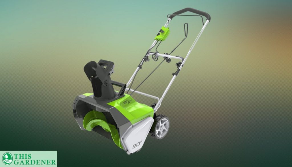 Greenworks Snow Thrower