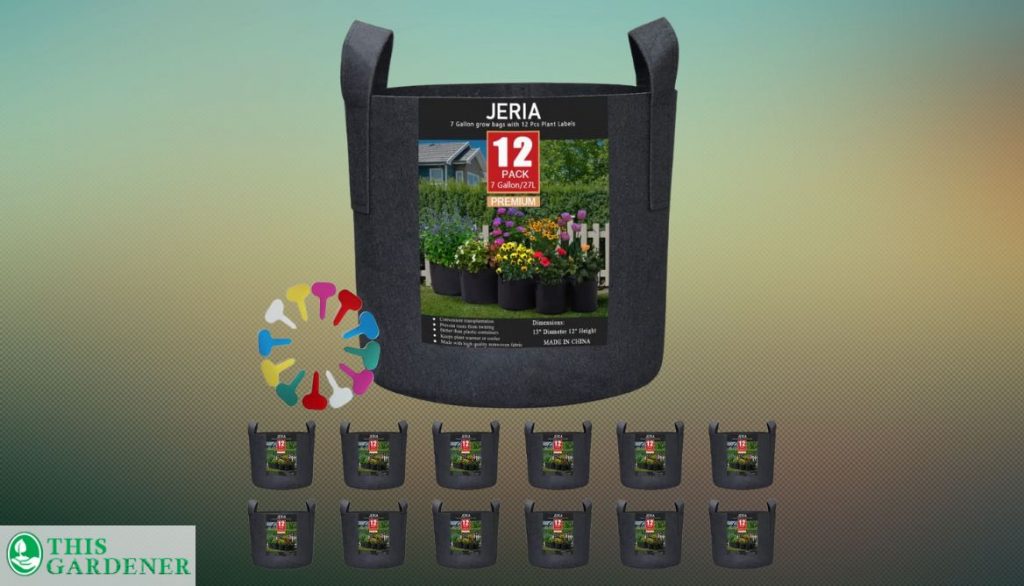 Best Grow Bags for Zucchini JERIA 12-Pack 7 Gallon