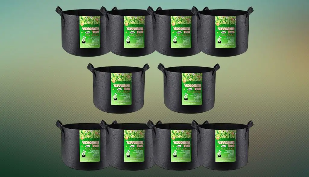 VIVOSUN 10-Pack 15 Gallon Grow Bags