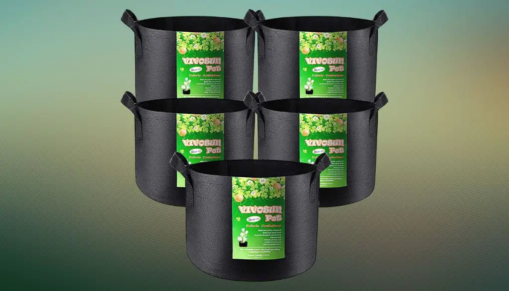 Best Grow Bags for Carrots VIVOSUN BPA-Free Tear Resistant Grow Bags, 5-Pack