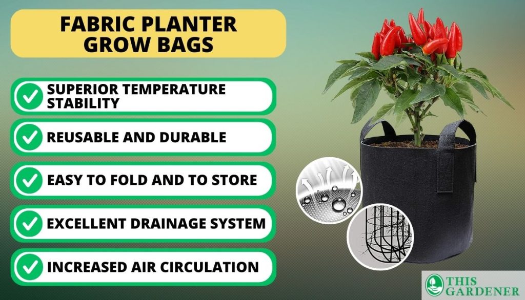 Best Size Grow Bags for Peppers Fabric Planter Grow Bags