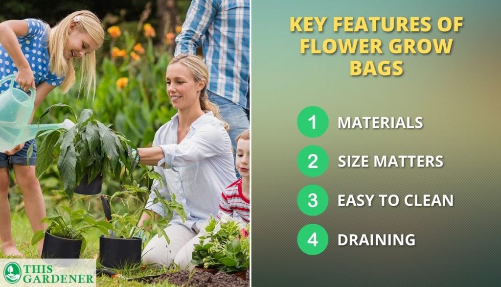 Key Features of Flower Grow Bags