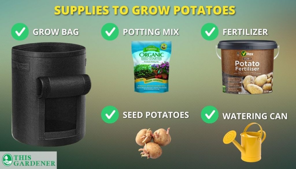 Supplies to Grow Potatoes