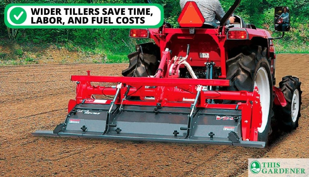 Best Rotary Tiller for Tractor The Tilling Width of the Tiller