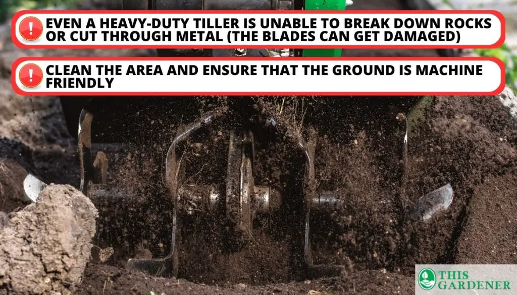 How to Use a Tiller Clean the Entire Area First
