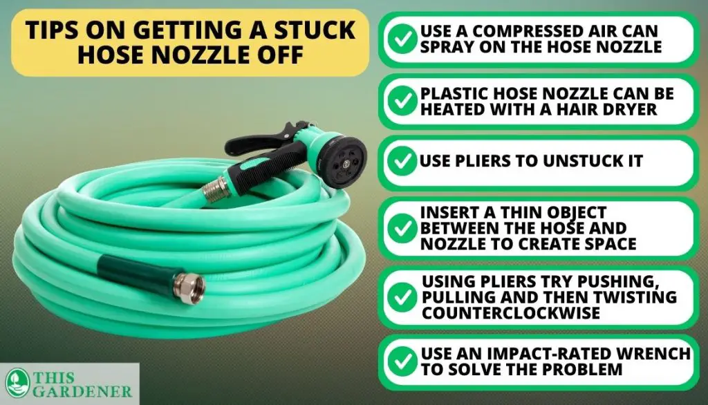 Important Tips on Getting a Stuck Hose Nozzle Off