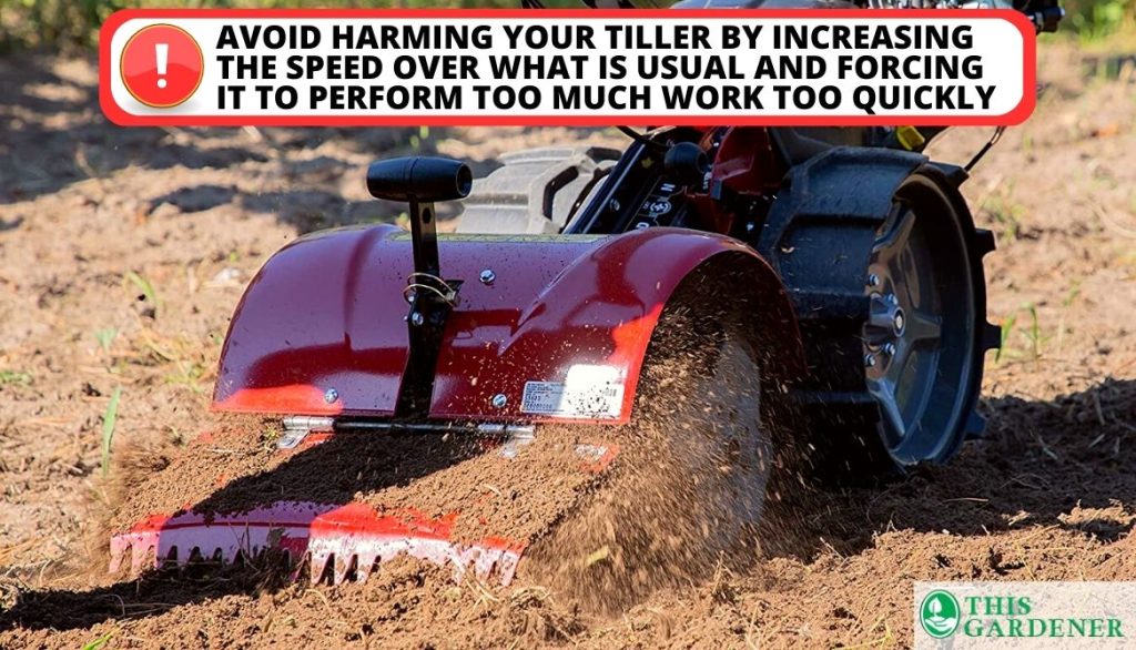 The Best Working Speed for Your Garden Tiller