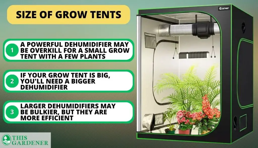 Best Dehumidifier for 5x5 Grow Tent Size of Grow Tents