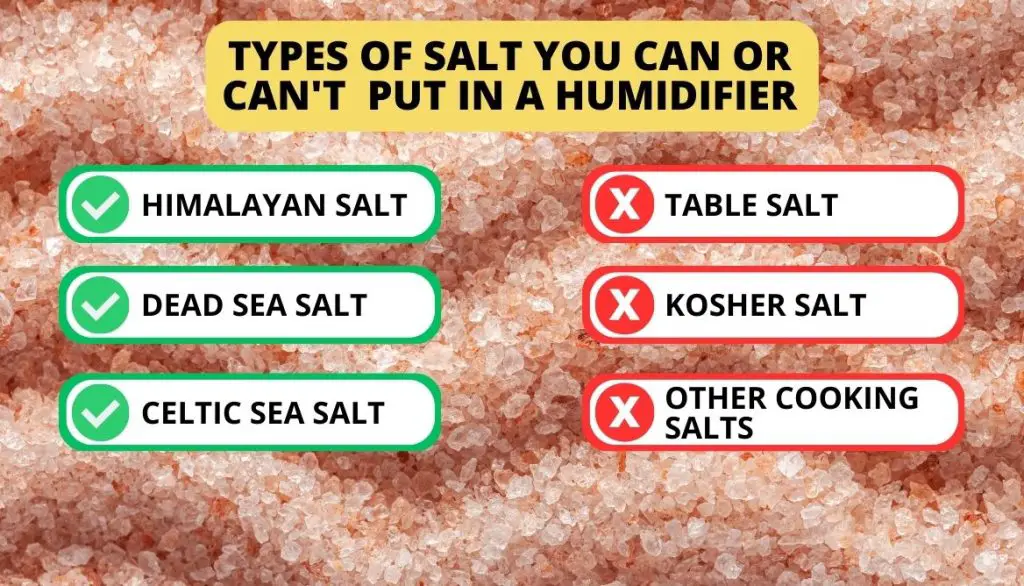 Other Types of Salt You Can Put in a Humidifier