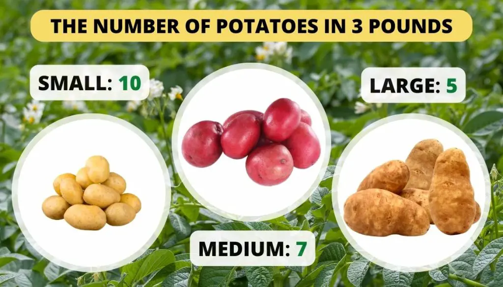 How Many Potatoes in 3 Pounds