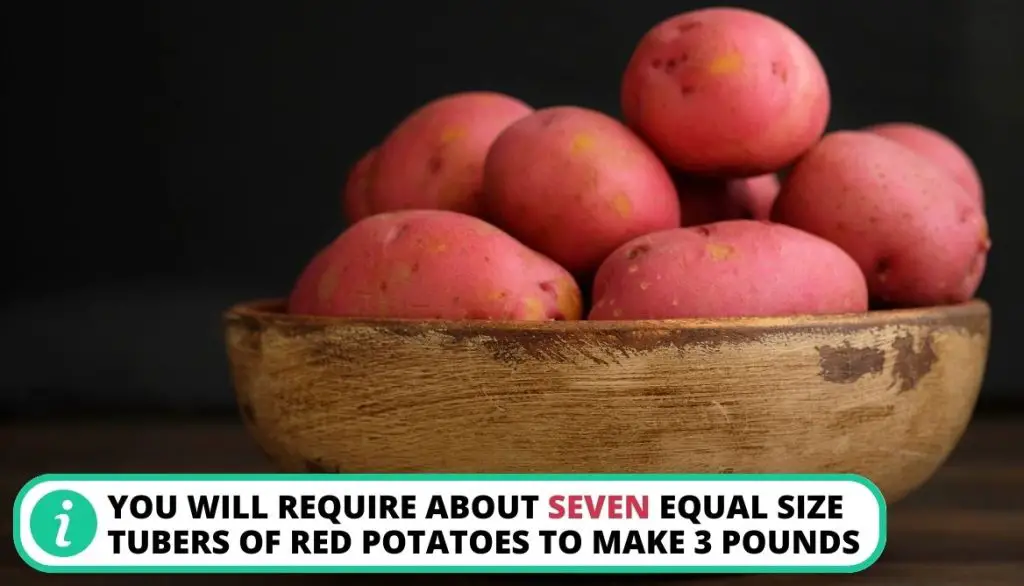 How Many Potatoes in 3 Pounds Red Potatoes
